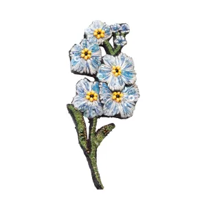 forget me not brooch