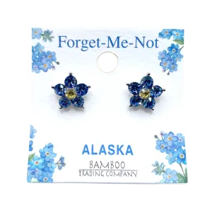 Forget-Me-Not Sparkle Stud Earrings