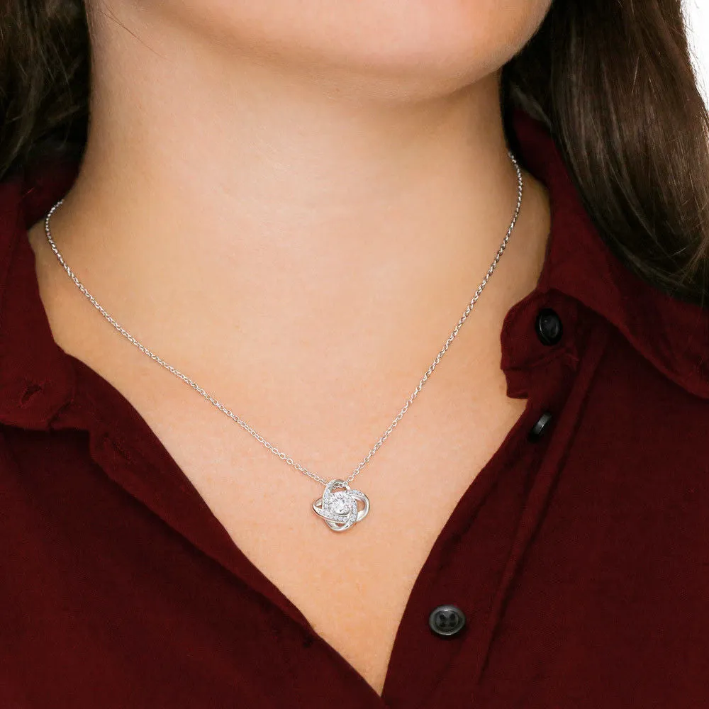 Future Wife Necklace - Love Knot Fiancee Gift