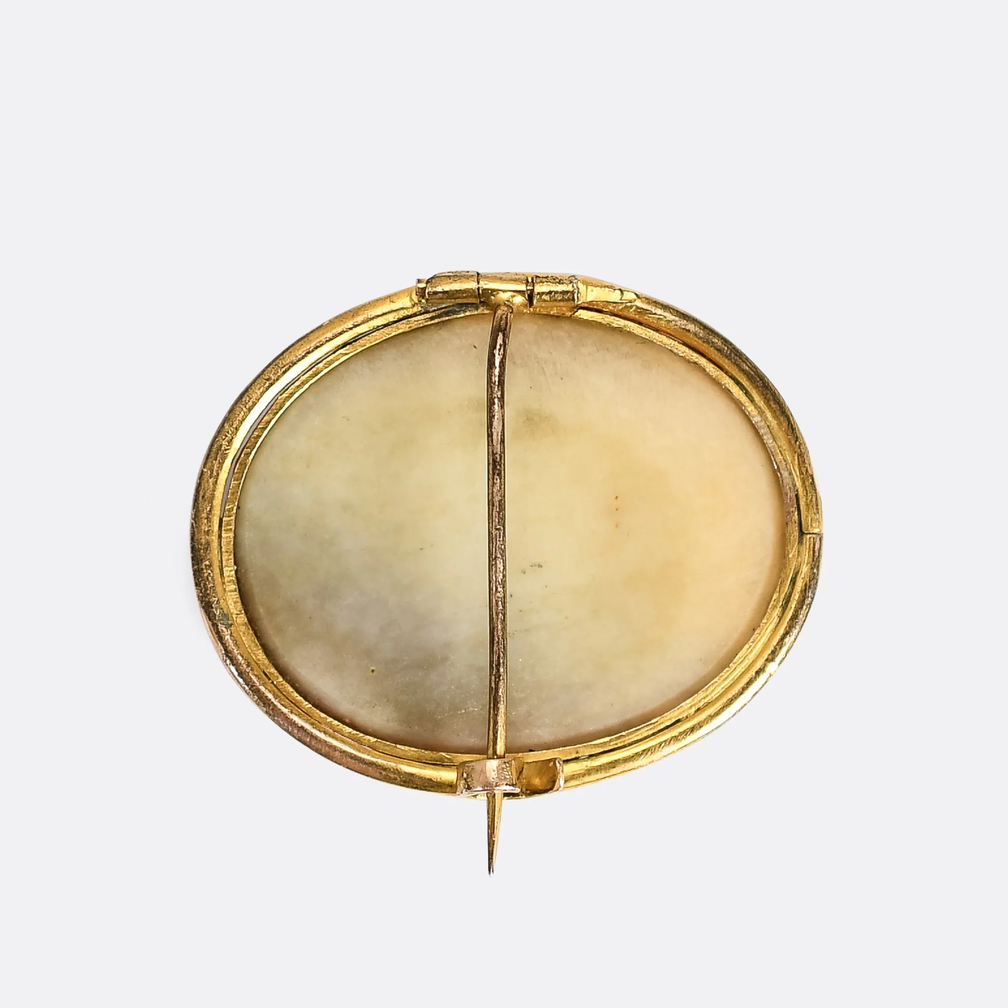 Georgian Emu Cameo Brooch