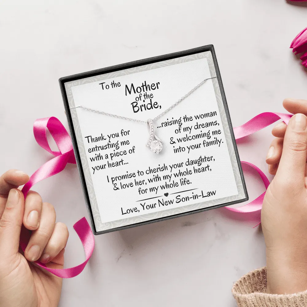 Gift for Mother of the Bride | Necklace for Bride's Mother from the Groom