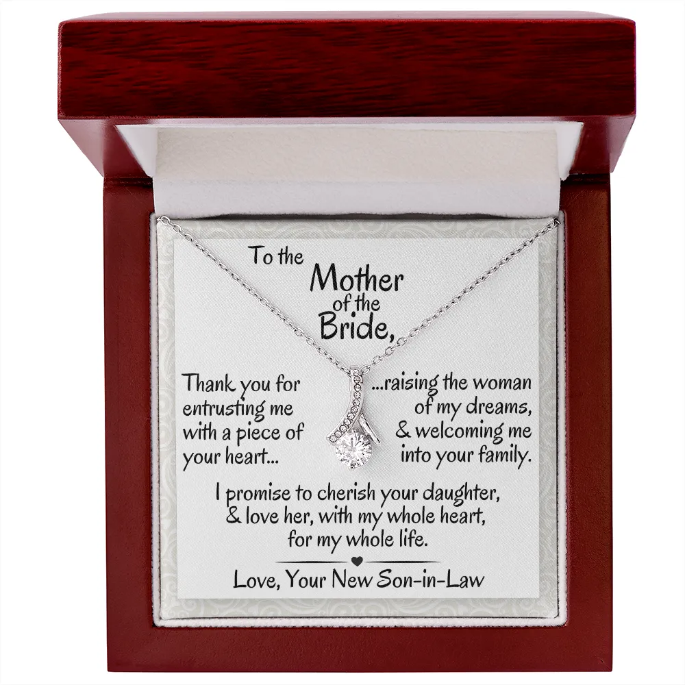 Gift for Mother of the Bride | Necklace for Bride's Mother from the Groom