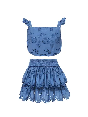 Girls Bryn Top and Skirt Set
