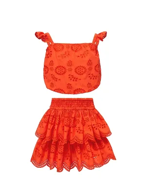 Girls Bryn Top and Skirt Set
