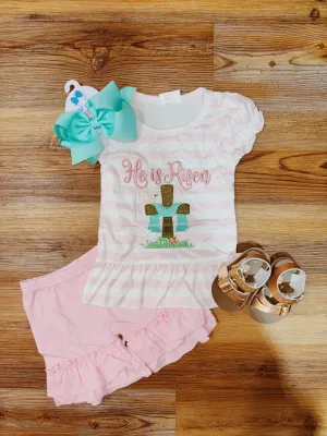 Girls He is Risen Set