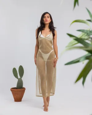 GOLD MESH COVERUP