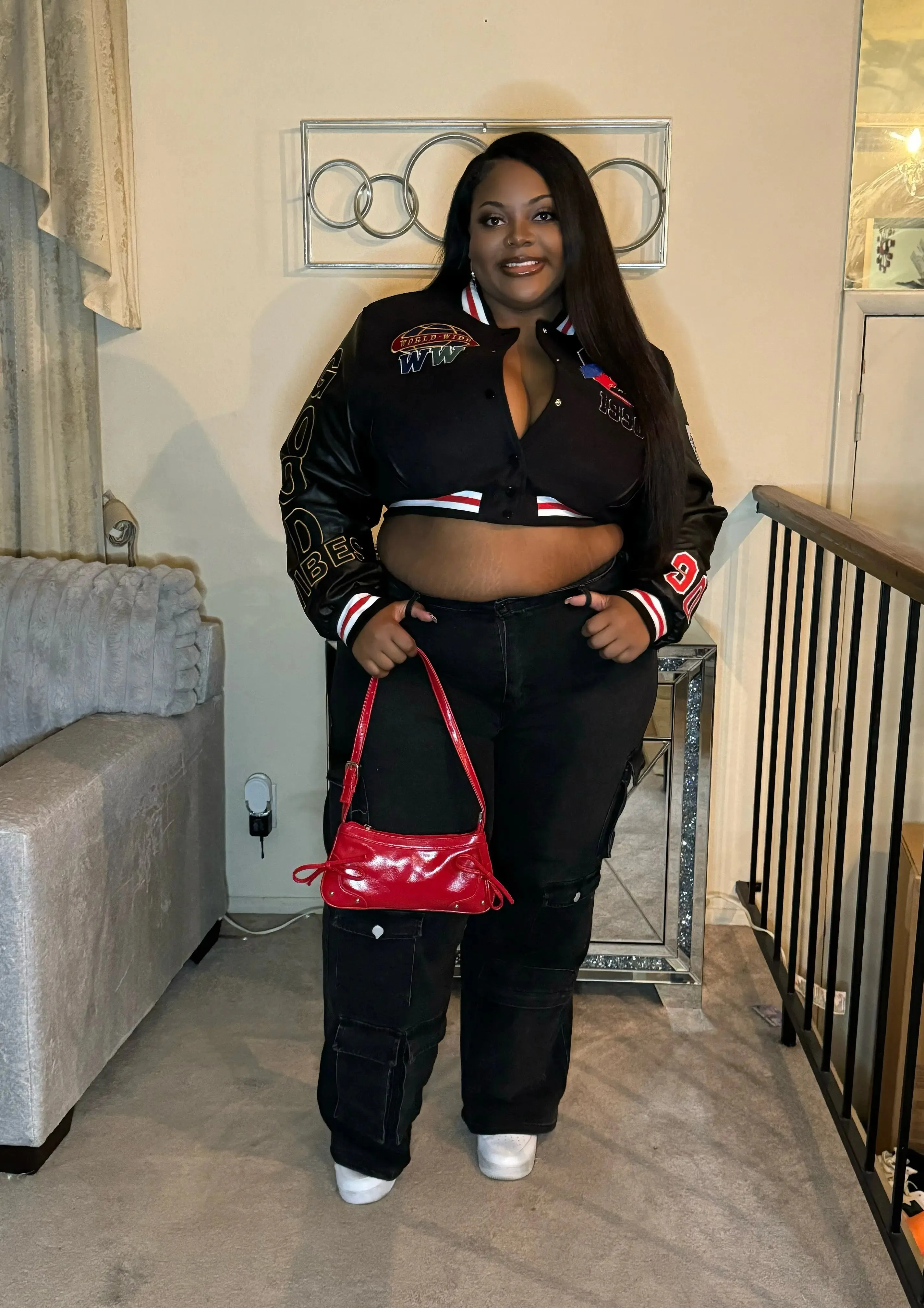 GOOD VIBES VARSITY JACKET