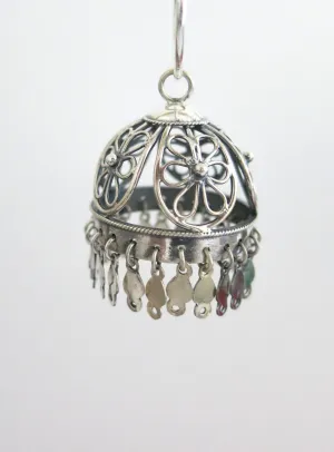 Gorgeous, big, filigree Jhumka bottoms
