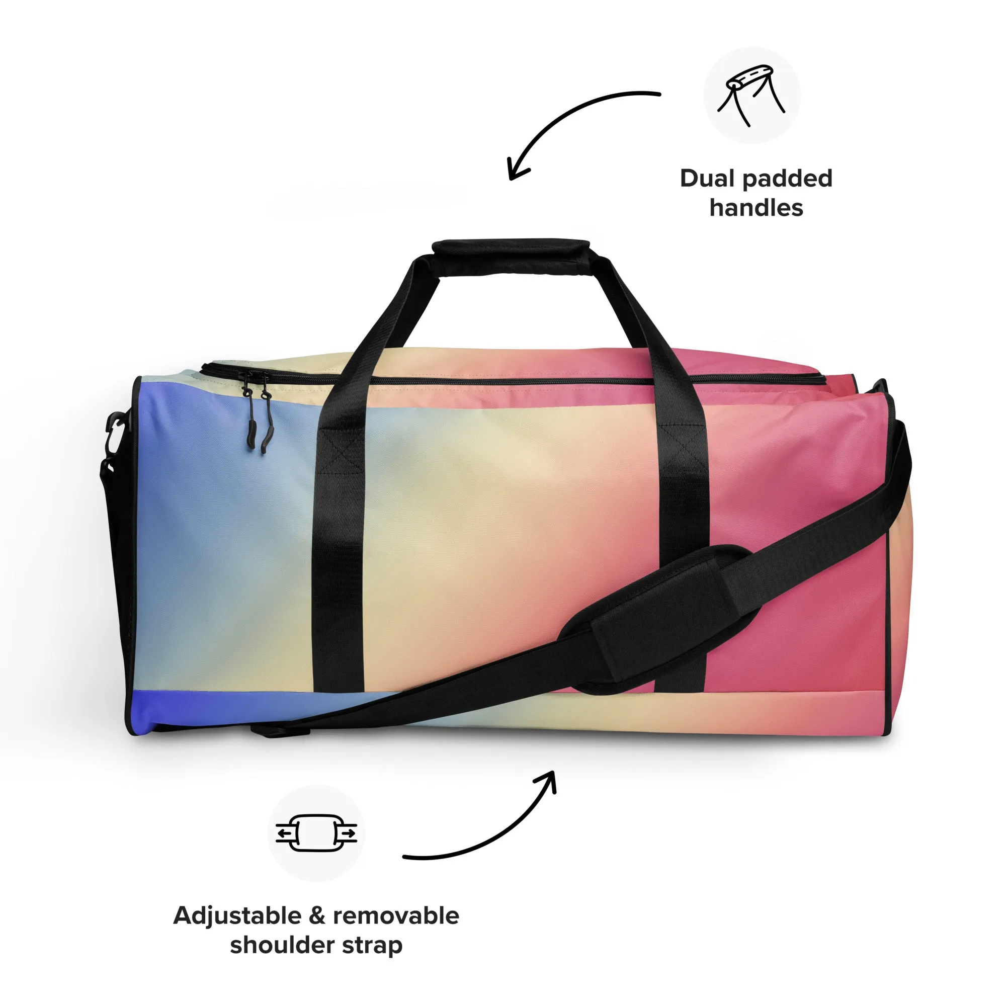 Gradient Duffle Bag – Bold, Stylish & Spacious