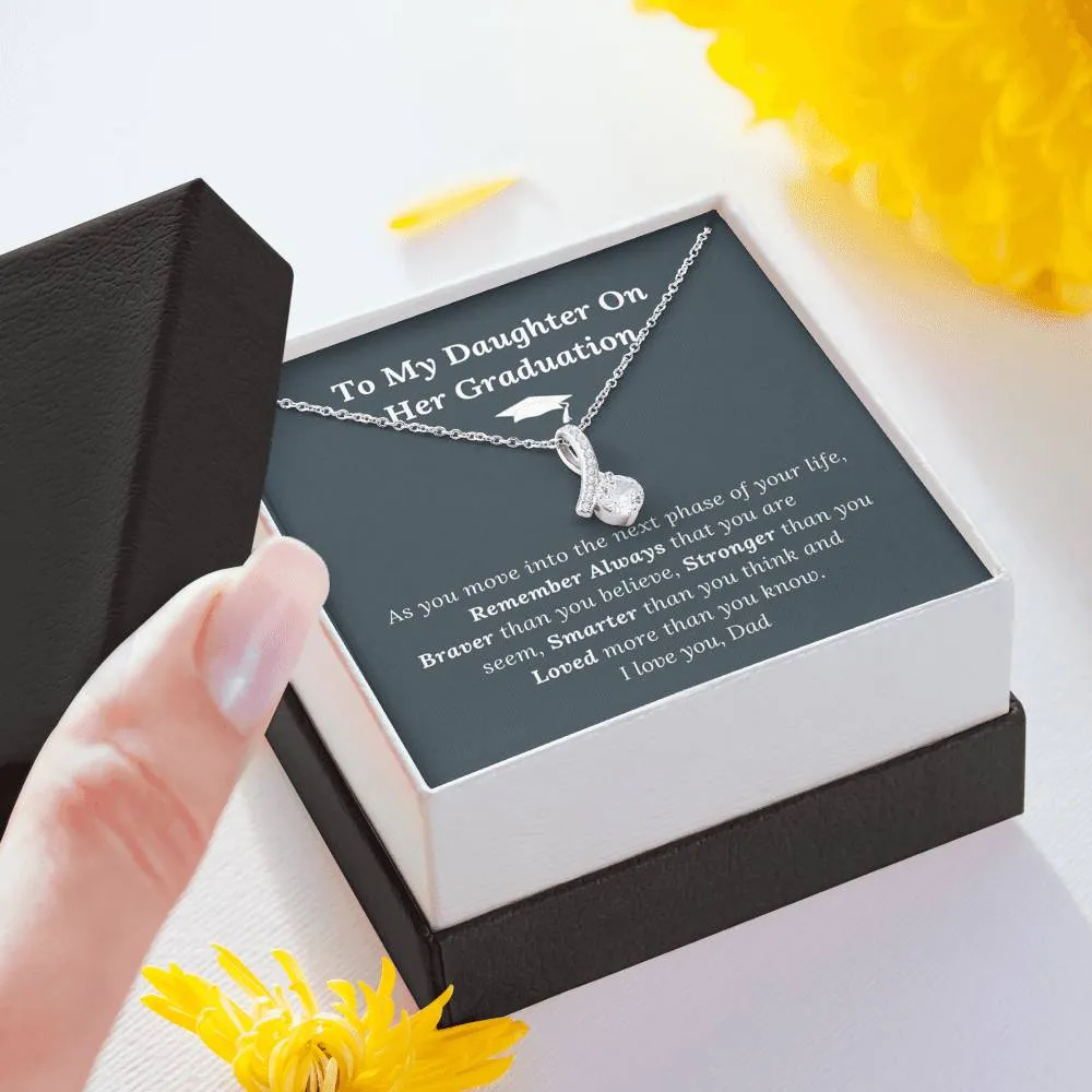 Graduation Gift for Daughter Love Dad - Alluring Beauty Necklace