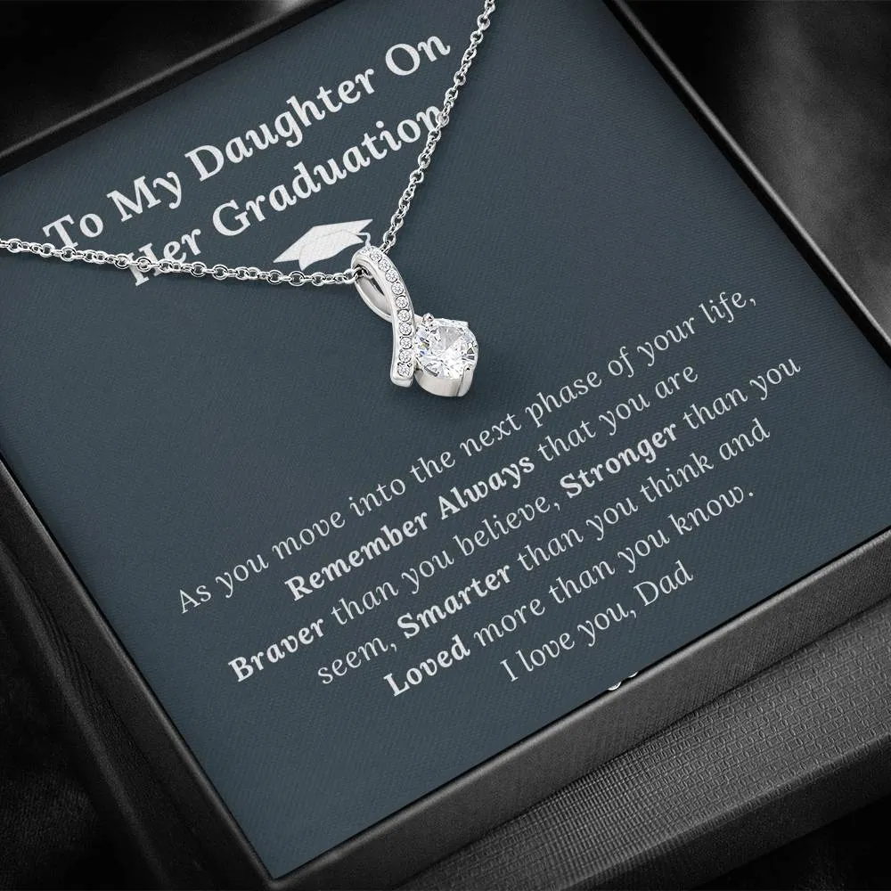 Graduation Gift for Daughter Love Dad - Alluring Beauty Necklace