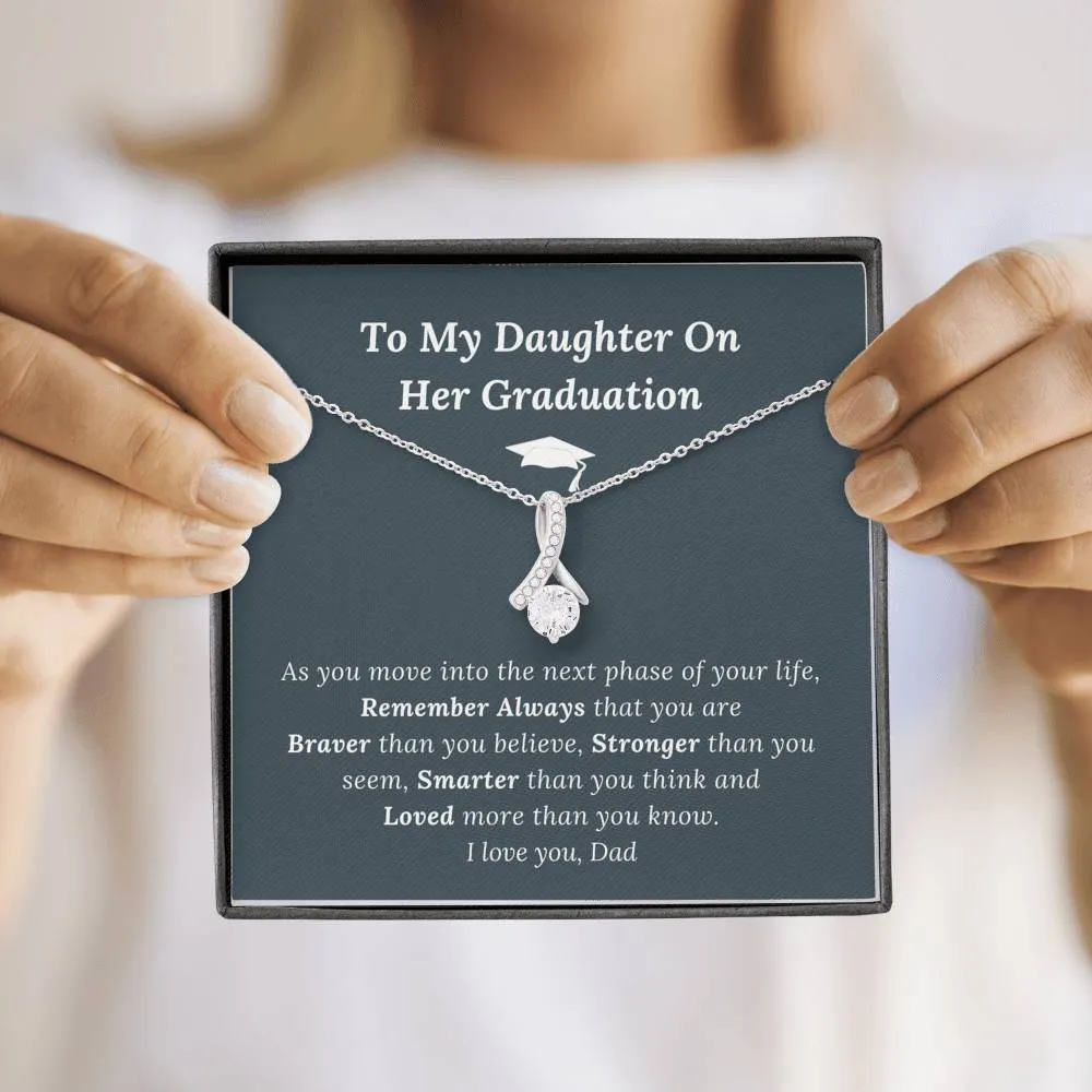 Graduation Gift for Daughter Love Dad - Alluring Beauty Necklace