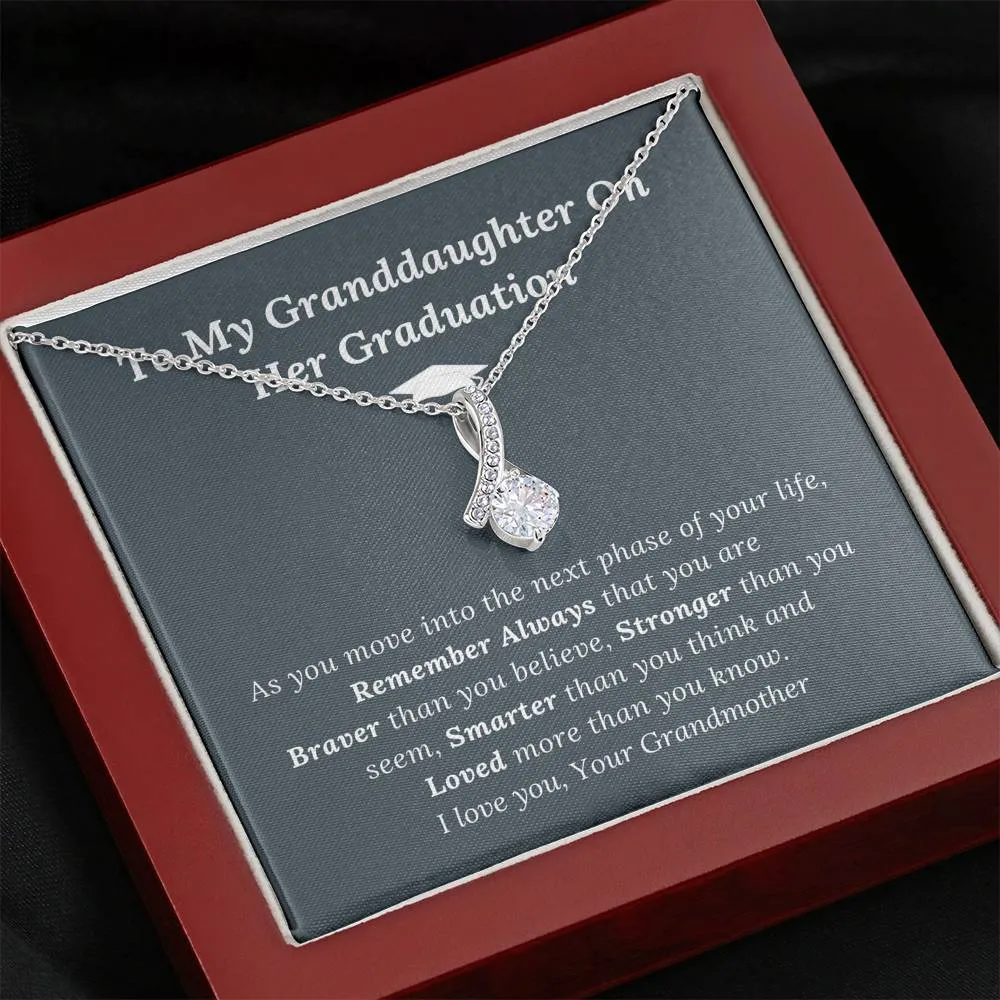 Graduation Gift for Granddaughter Love Grandmother - Alluring Beauty Necklace