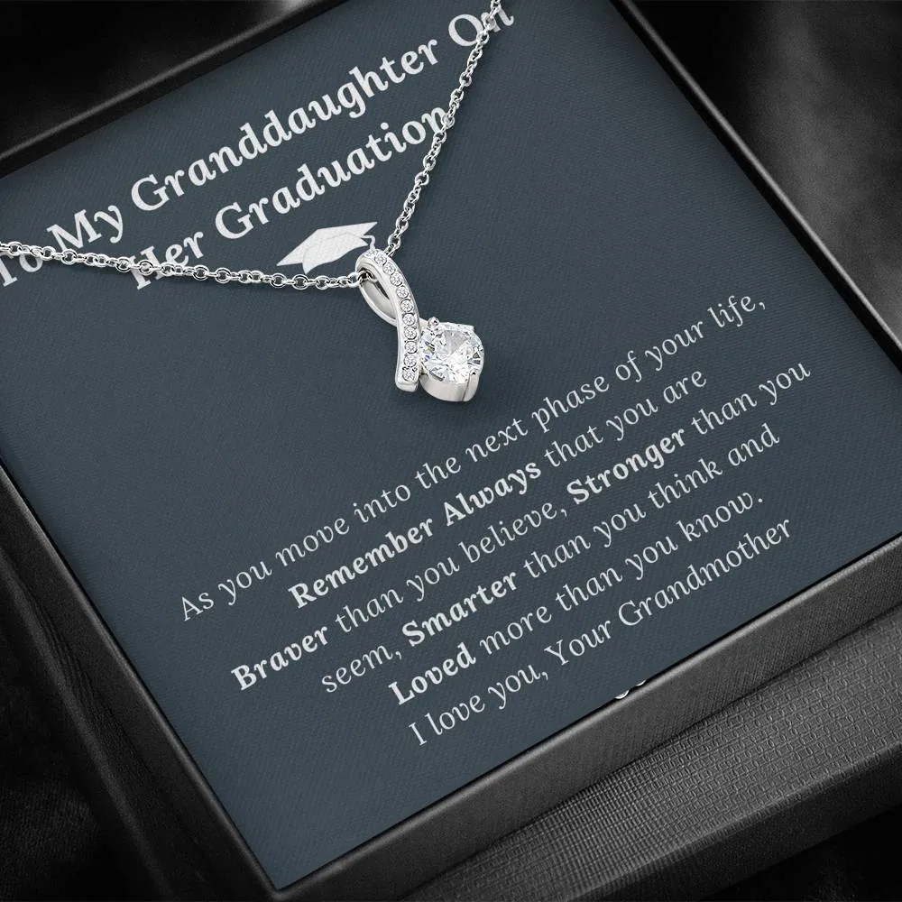 Graduation Gift for Granddaughter Love Grandmother - Alluring Beauty Necklace