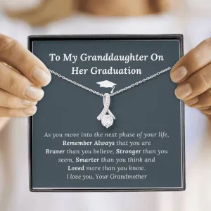 Graduation Gift for Granddaughter Love Grandmother - Alluring Beauty Necklace