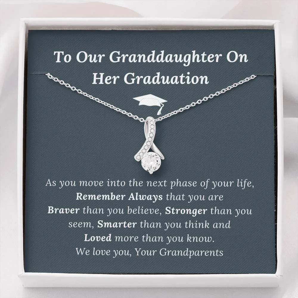 Graduation Gift for Granddaughter Love Grandparents - Alluring Beauty Necklace