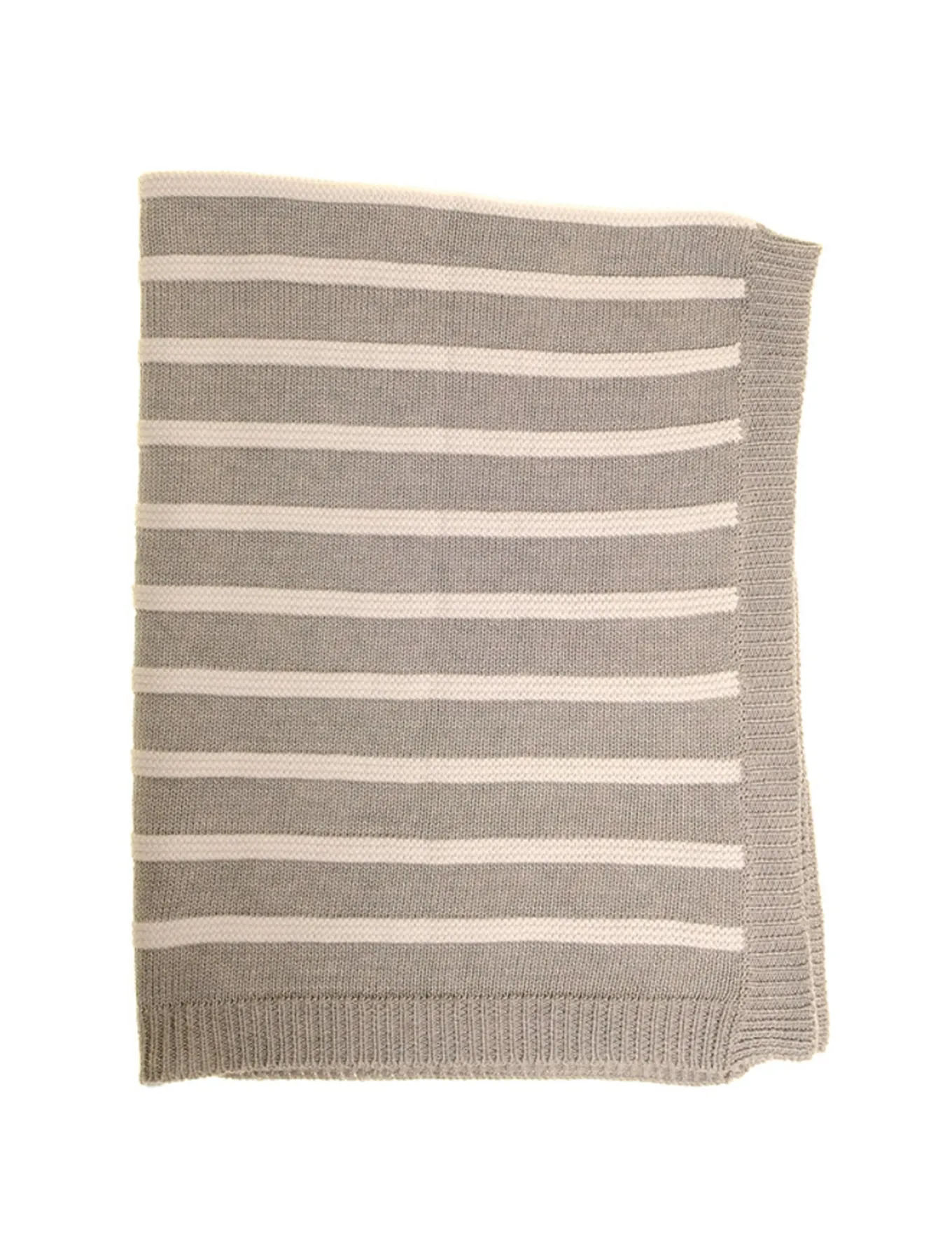 Grey & White Stripes Blanket