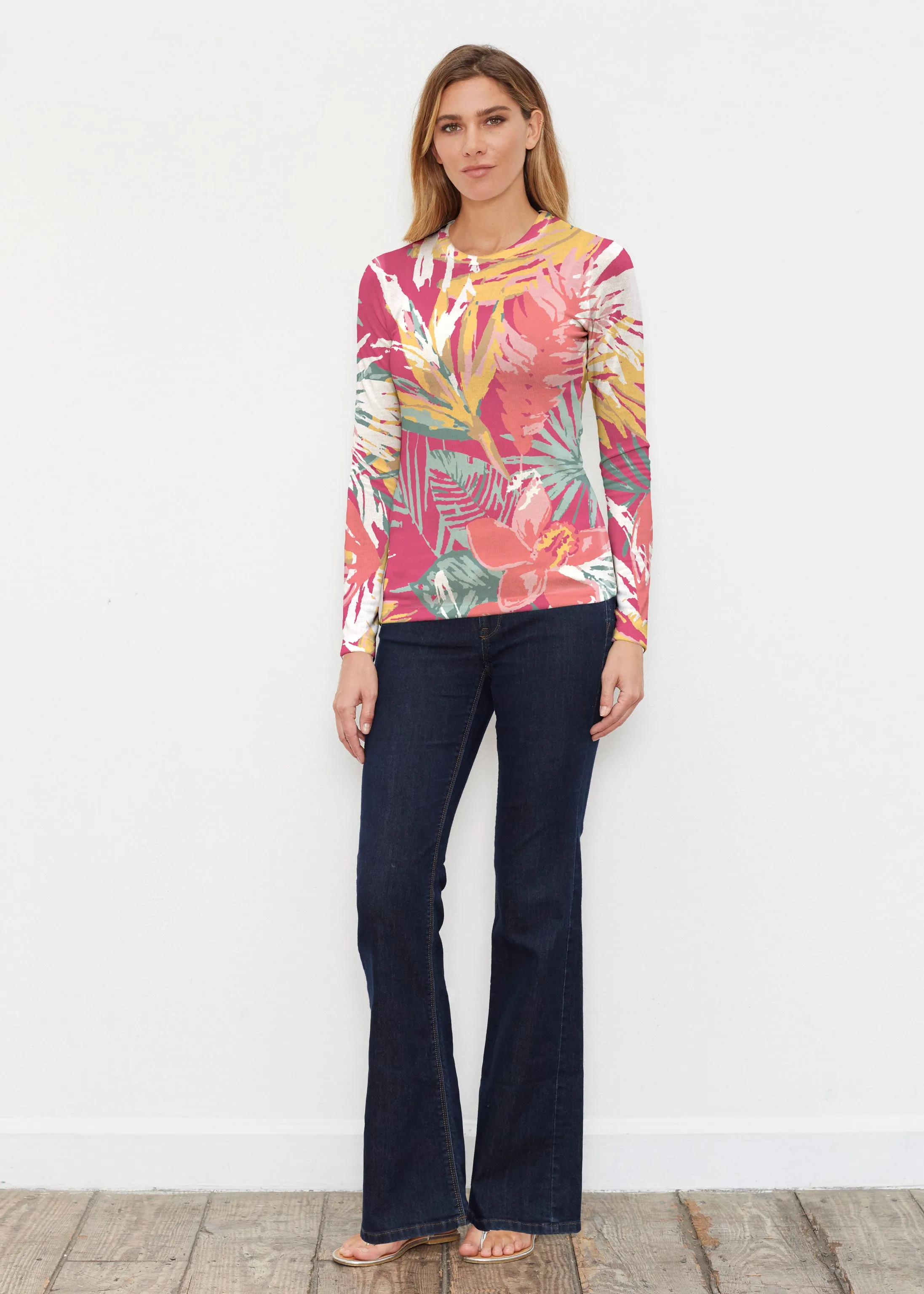 Havana (16152) ~ Butterknit Long Sleeve Crew Top