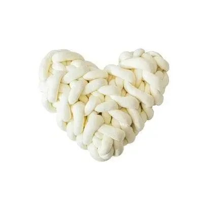 Heart Shape Knotted Accent Pillow
