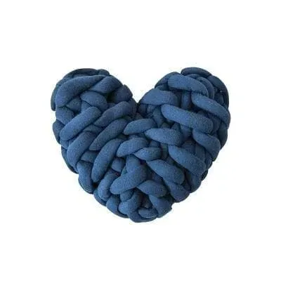 Heart Shape Knotted Accent Pillow