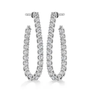 Hearts on Fire Signature Pear Hoop