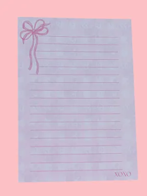 Hollis Notepad - Pink Floral