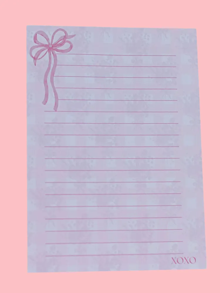 Hollis Notepad - Pink Floral