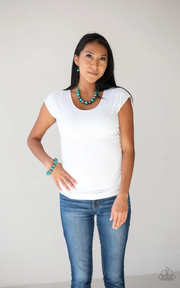 Humble Hustle - Green Paparazzi Bracelet