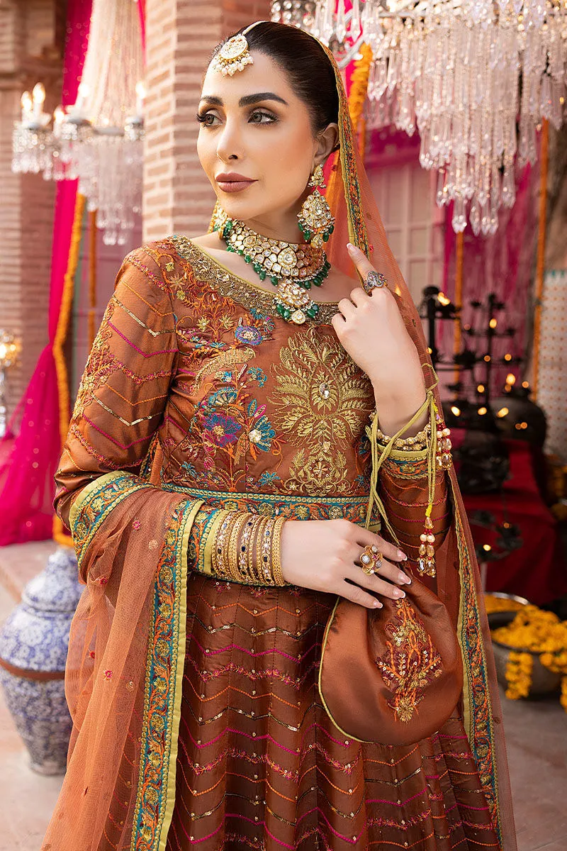 Indian Bridal Wear in Embroidered Lehenga Choli Style