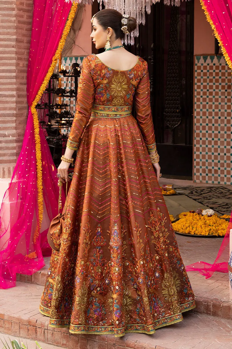 Indian Bridal Wear in Embroidered Lehenga Choli Style