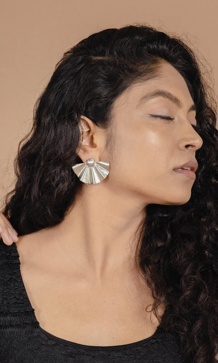 Indus Earrings in Gold & Silver