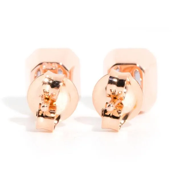 Ines Purple Spinel Contemporary Stud Earrings