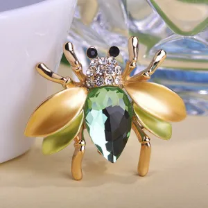Insect Fashion Collar Accessories Coral Brooches Party Bijoux Joyas Women Broch Coroa From India Relogios kpop