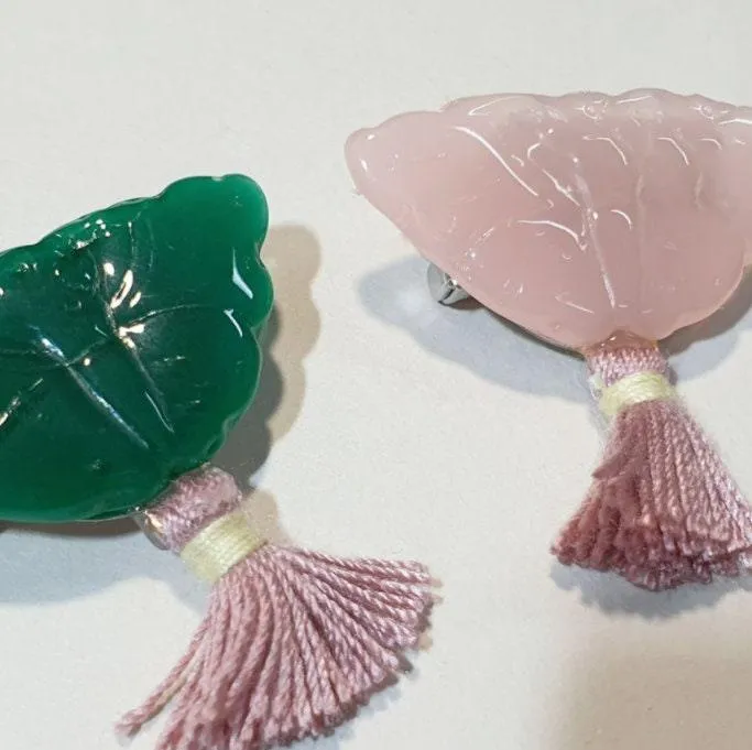 Jade Butterfly Brooch