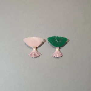 Jade Butterfly Brooch