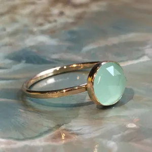 Jade Dainty Goldfilled Ring - Thrill.