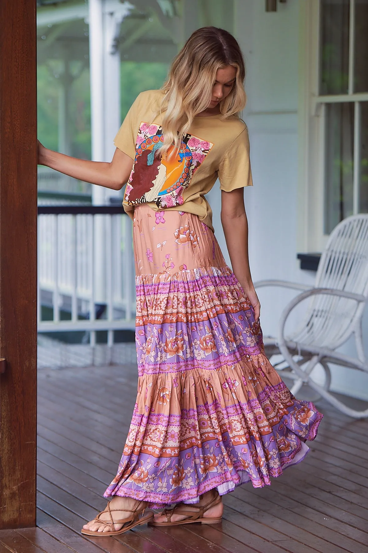 Journey Maxi Skirt -Princess Swan