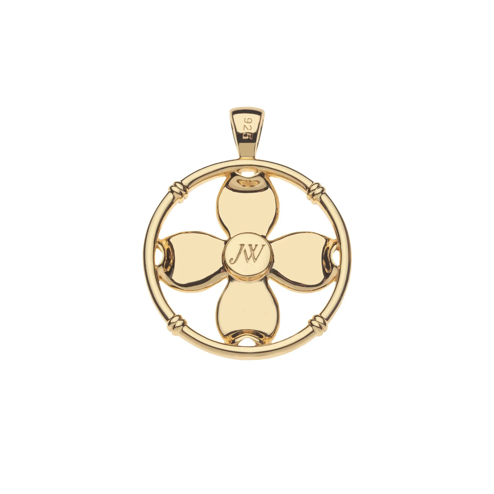 JOY Garden Party Dogwood Cutout Pendant Necklace