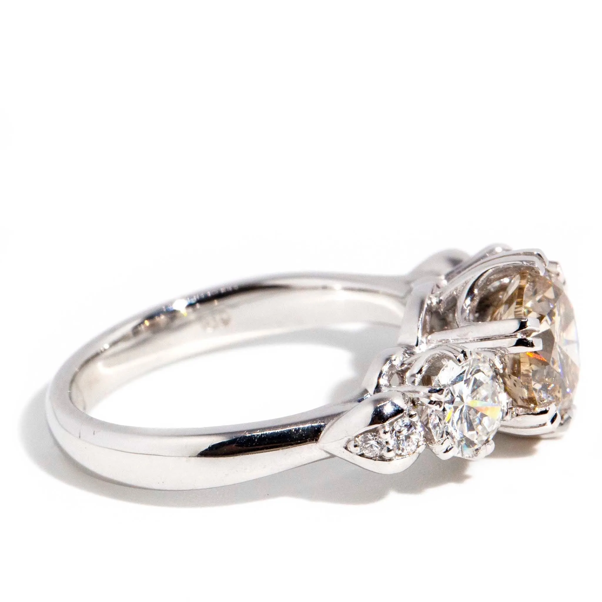 Judi 2.90ct Diamond Engagement Ring 18ct White Gold