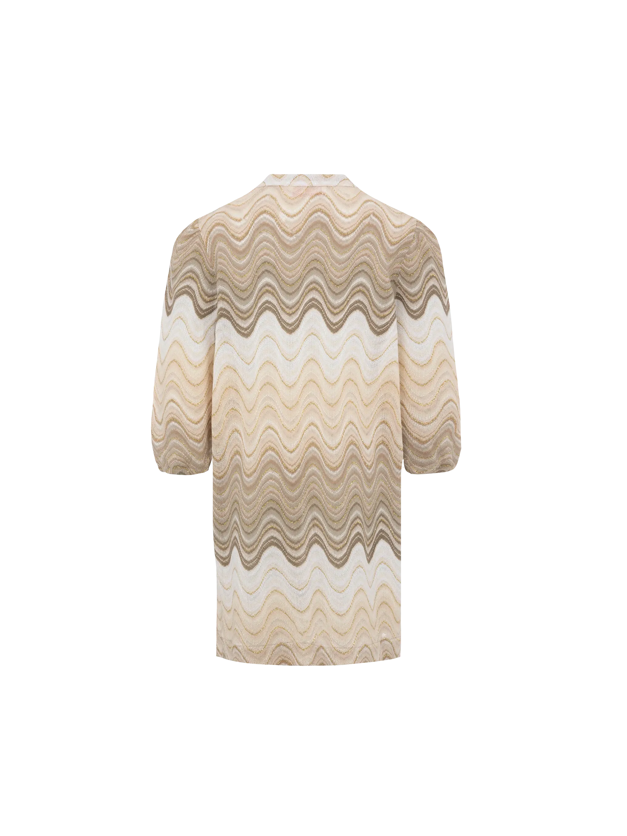 Jumeira Jr gold raschel knit short dress