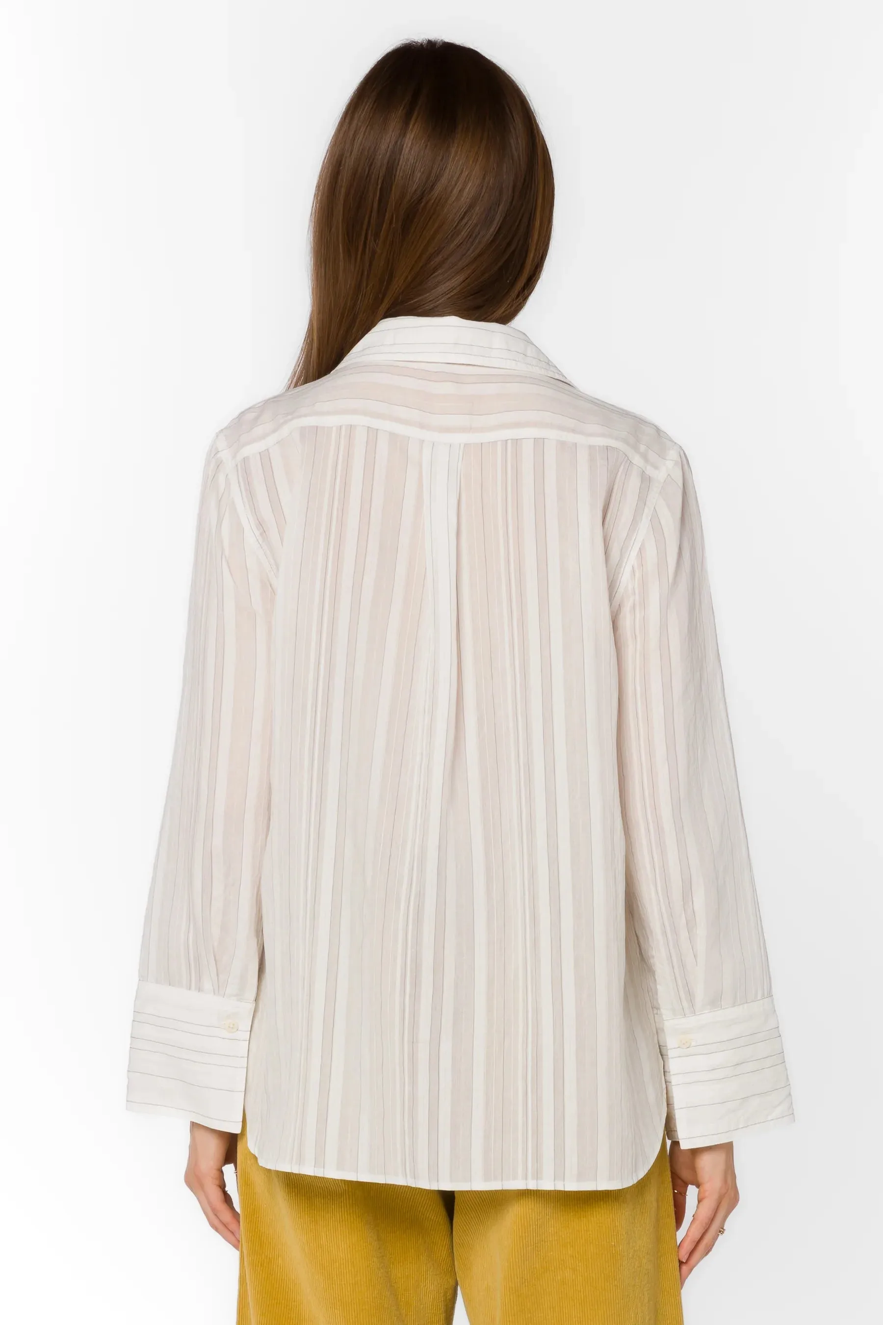 Kennedy White/Black Stripe Shirt