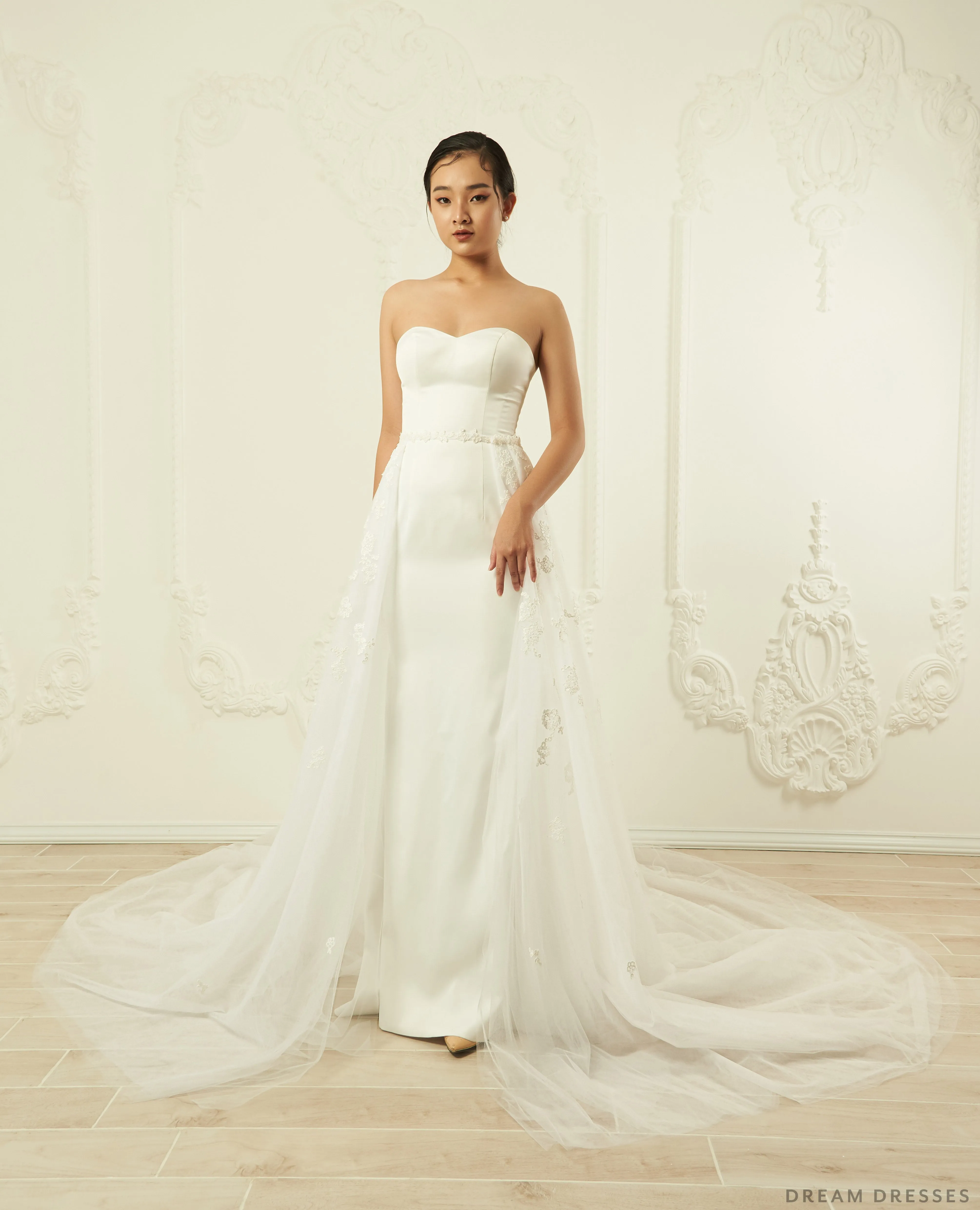 Lace Detachable Bridal Train (#Callie)