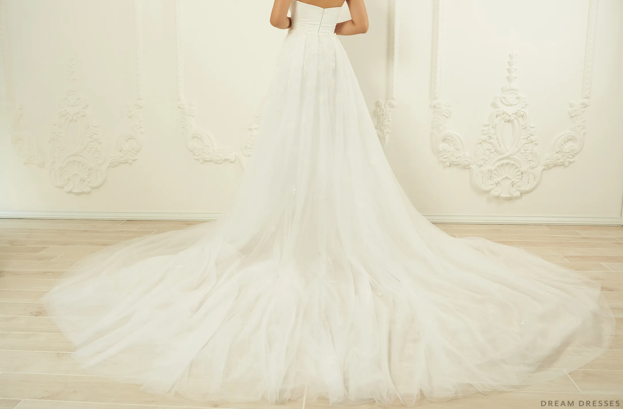 Lace Detachable Bridal Train (#Callie)