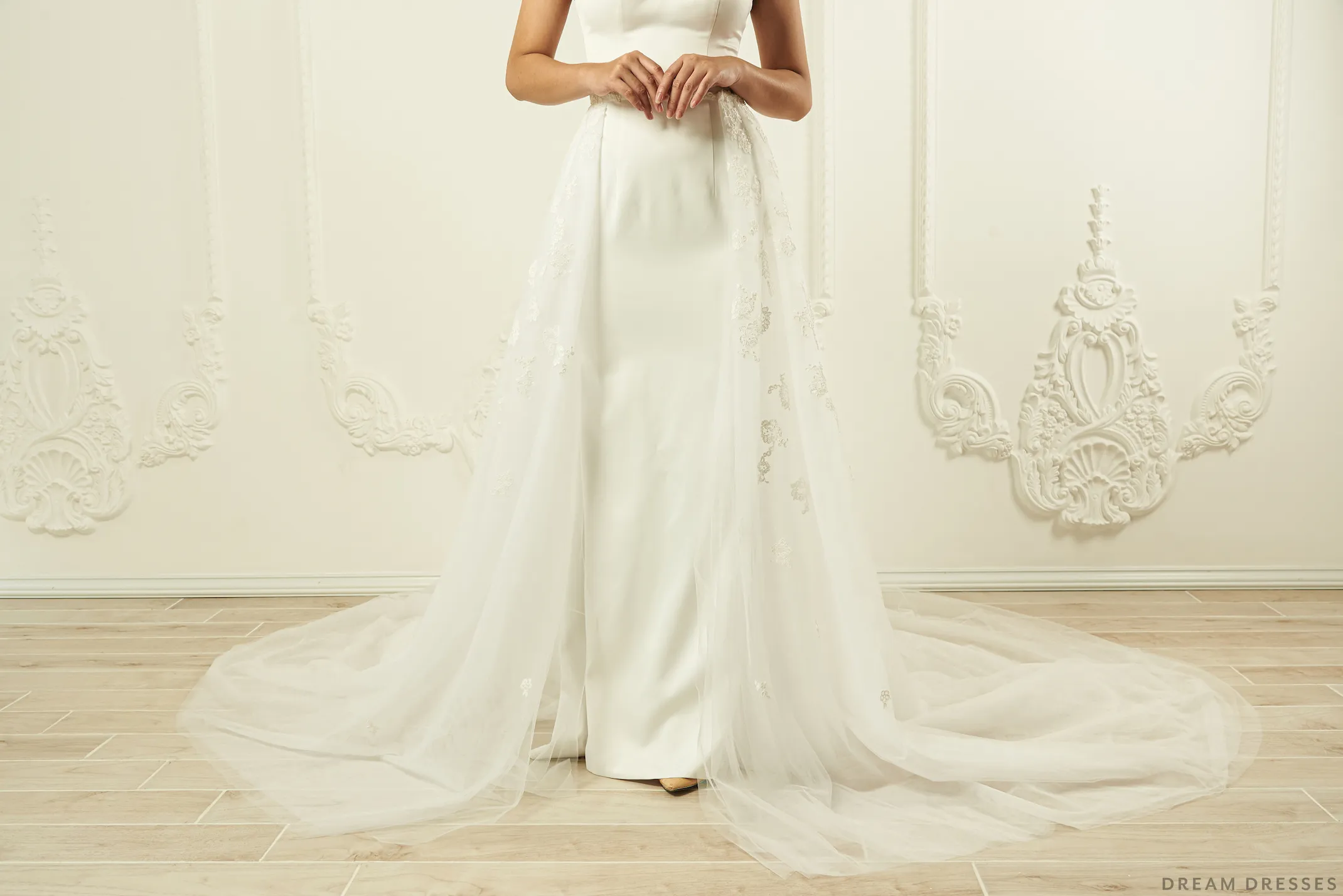 Lace Detachable Bridal Train (#Callie)