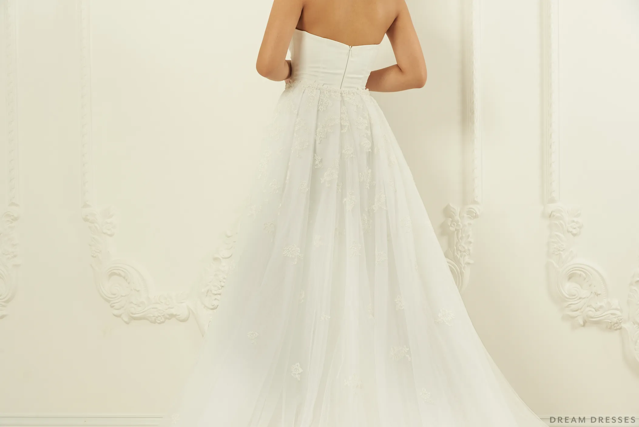Lace Detachable Bridal Train (#Callie)