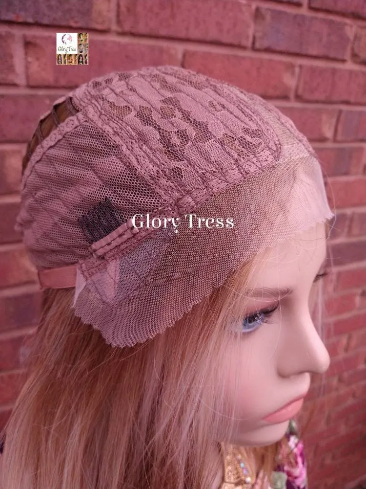 Lace Front Wig, Ombre Blonde Wig, Straight Wig, Blonde Wig, Glory Tress, Wigs, Wig, Heat Safe, CLEARANCE // YOU'REAMAZING
