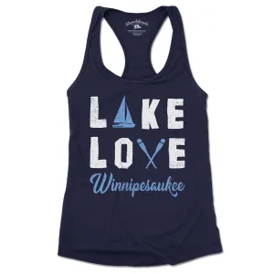 Lake Love Winnipesaukee Ladies Tank Top
