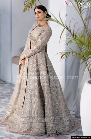 Latest Choli Lehenga Bridal Dress Pakistani #BS561