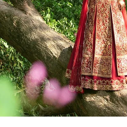 Latest Traditional Bridal Red Dress Pakistani #BS764