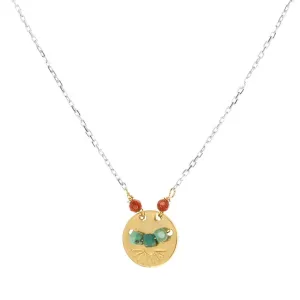 Laura J Turquoise Sunset Necklace